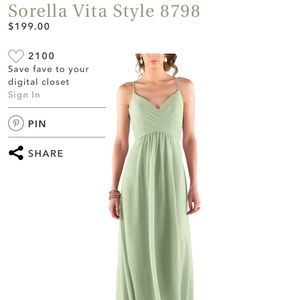 Sorella Vita 8798 Sage Size 8 (fits like a 4)